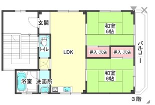 齋藤マンションの物件間取画像